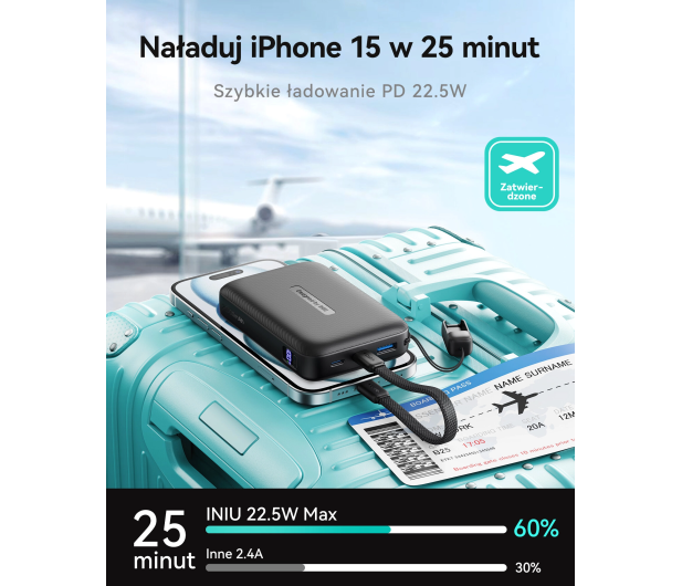 INIU Pocket Neo 20000mAh + kabel USB-C smycz - 1371574 - zdjęcie 6